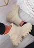 Polly Apricot Sock Sneakers