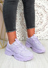 Mary Purple Chunky Sneakers