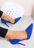 Emelia Blue High Heels Stiletto Shoes