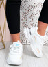 Luther White Chunky Trainers