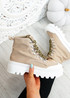 Connie Beige Chunky Trainers