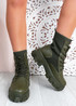 Savannah Green Chunky Boots