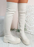 Isabelle Beige Over The Knee Boots