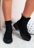 Emily Black Chunky Boots