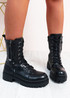 Anfisa Black Mid Calf Boots