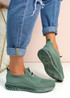 Amirah Olive Green Gym Trainers