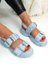 Karly Light Blue Chunky Sandals