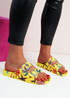 Shania Yellow Summer Slippers