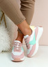 Ryleigh White Pink Comfy Sneakers