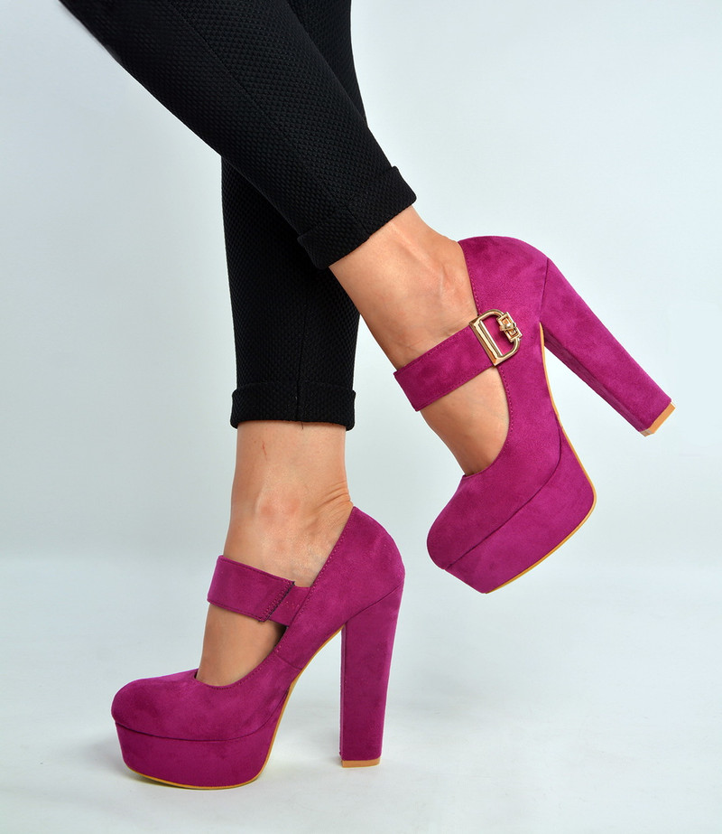 Buy Black Heeled Shoes for Women by Flat n Heels Online | Ajio.com