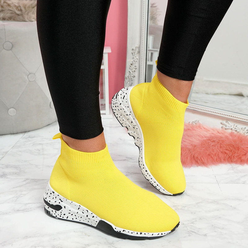 Aggregate more than 137 yellow sneakers for ladies super hot