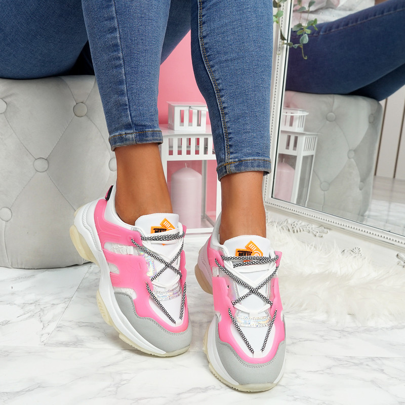 Fony Pink Chunky Trainers