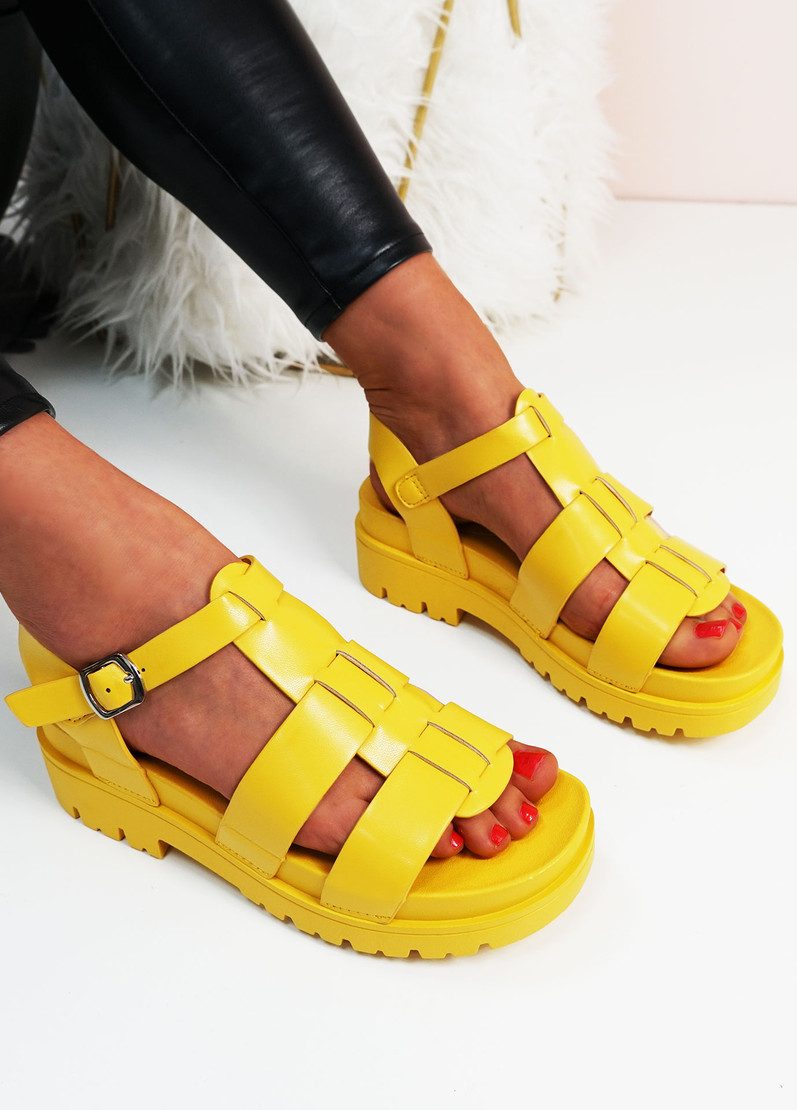 Dolce Vita Women's Nico Sandal Size 9 Column Heels Yellow Strappy Ankle  Wrap | eBay
