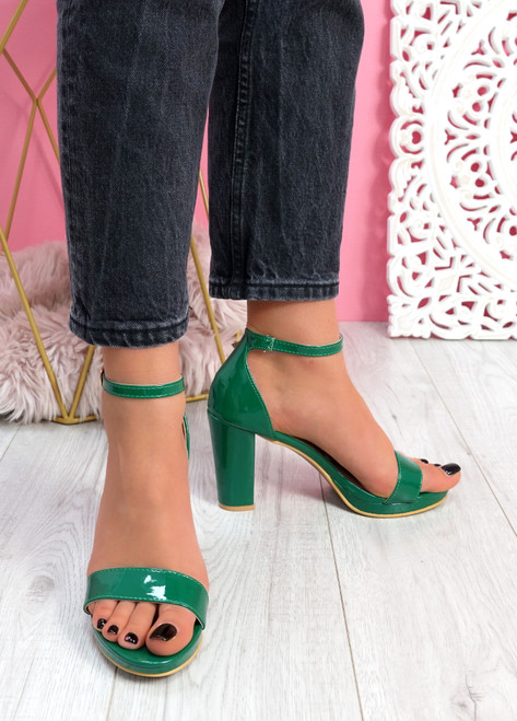 Lonna Green Batent Block Heel Sandals