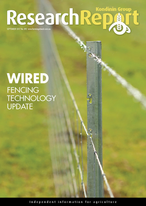 Research Report 92: Fencing technology update