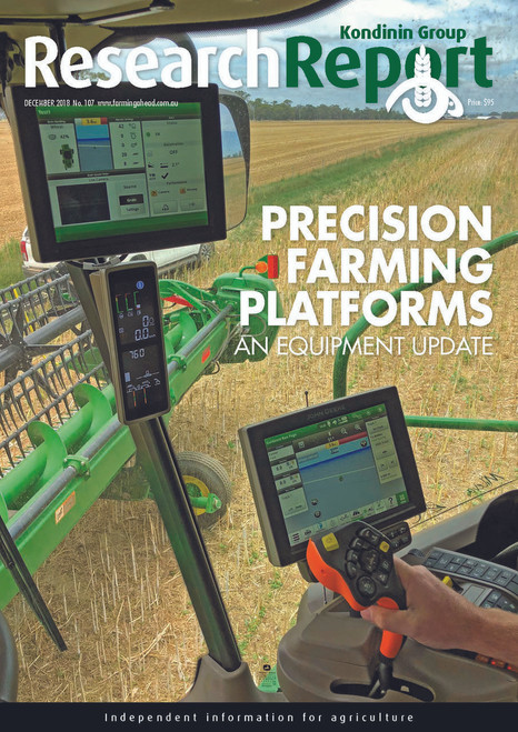 Research Report 107: Precision Farming Platforms