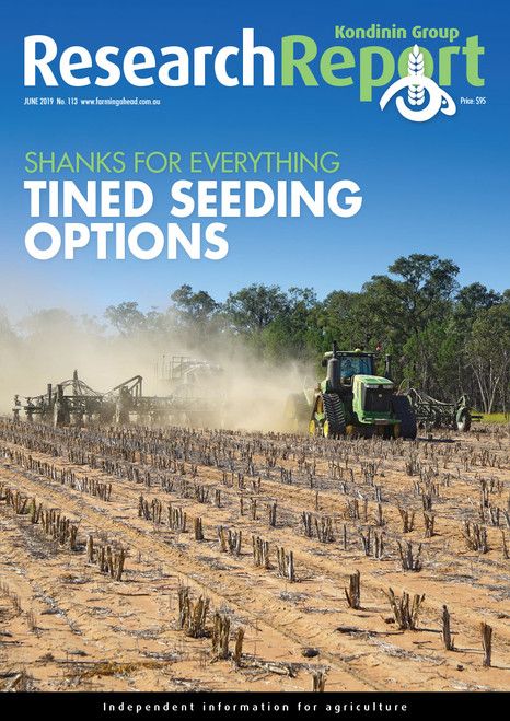 Research Report 113: Tined Seeding Options 