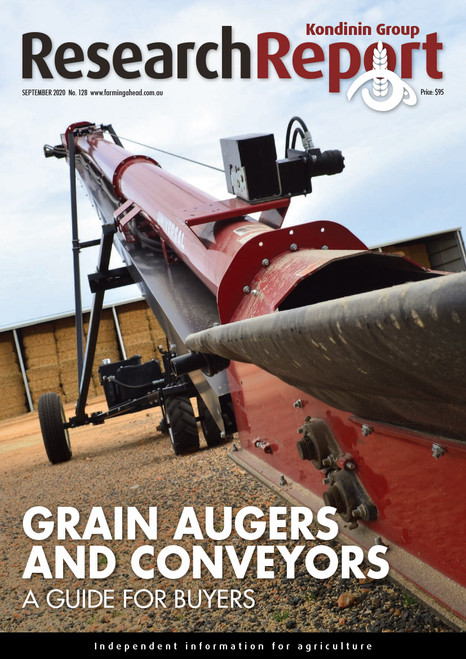 Research Report 128: Grain Augers and Conveyors