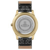 Vivienne Westwood's, Berkley Gold with Black patterned leather strap and dial, VV268GDBK