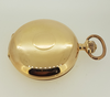 IWC pocket watch c.1900, 14ct gold case with 9ct gold chain