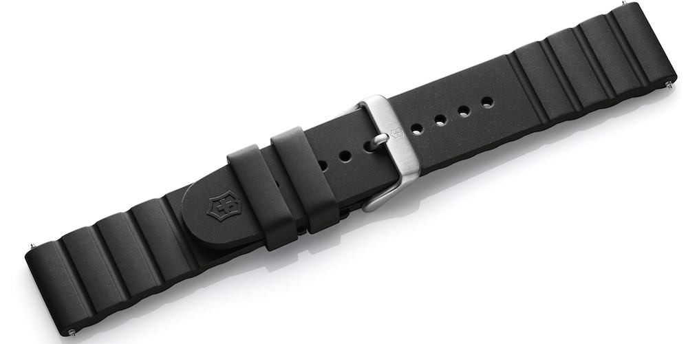 Victorinox 005104 Black Rubber Strap - Main Image