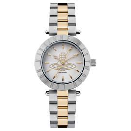 Vivienne Westwood, Westbourne orb,Two tone gold and SS with whitish dial VV092SLSG