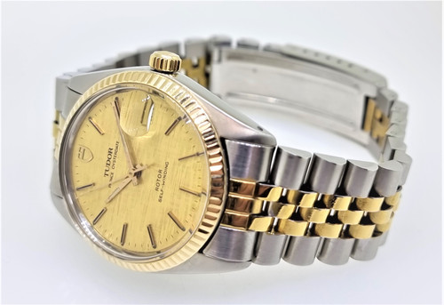 Tudor Prince Oyster Date Rotor on it side