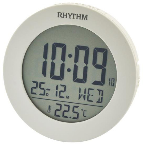 Rhythm Digital Alarm Clock LCT103NR03
