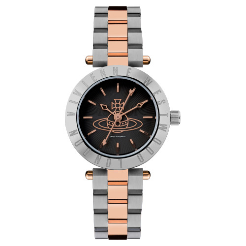 Vivienne Westwood, Westbourne Orb, Rose and SS Black dial VV092BKSR