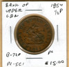 Bank of Upper Canada: 1854 Half Penny P4 #3c