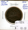 Bank of Upper Canada: 1854 Half Penny P4 #4b