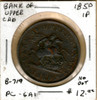 Bank of Upper Canada: 1850 Penny #5b No Dot