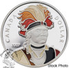 Canada: 2007 $1 Thayendanegea Proof enamelled Silver Dollar coin