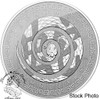 Canada: 2013 $10 Year of the Snake Chinese Characters 1/2 Oz Silver Coin