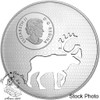 Canada: 2017 $30 Endangered Animal Cutout Woodland Caribou Silver Coin