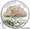 Canada: 2018 $15 Celebration of Spring: Apple Blossoms - Pure Silver Coin