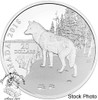 Canada: 2018 $20 Paw Prints on the Edge: Wolf  - 1 oz. Pure Silver Coin