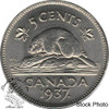 Canada: 1937 5 Cent Dot MS63
