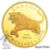 Canada: 2018 $500 Cougar Pure Gold Coin