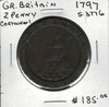 Great Britain: 1797 2 Penny Cartwheel