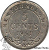 Canada: Newfoundland 1941c 5 Cent Silver EF40