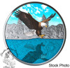 Canada: 2019 $20 Bald Eagle Reflection 1oz. Pure Silver Coin