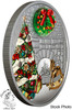 Canada: 2019 $20 Murano Holiday Wreath 1oz. Pure Silver Coin