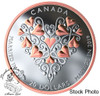 Canada: 2019 $20 Best Wishes On Your Wedding Day 1 oz. Pure Silver Coin with Pink Gold Plating