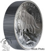 Canada: 2019 $100 Wolves: Nature's Grandeur Series 10 oz. Pure Silver Double-Concave Coin