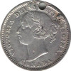 Love Token: "EB" on Victorian Canadian 10 Cent Host Coin