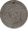 Love Token: "NM" On UK Victorian, 3 Pence Host Coin