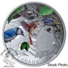 Canada: 2019 $30 Birds in the Backyard 2 oz. Pure Silver Coloured Coin