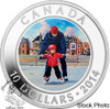 Canada: 2014 $10 Skating in Canada Silver Coin