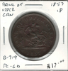 Bank of Upper Canada: 1857 1 Penny PC-6D Lot#7